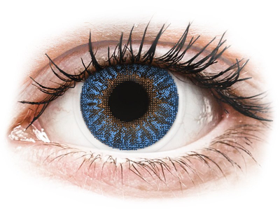 TopVue Color - True Sapphire - dioptrické (2 šošovky) - Coloured contact lenses