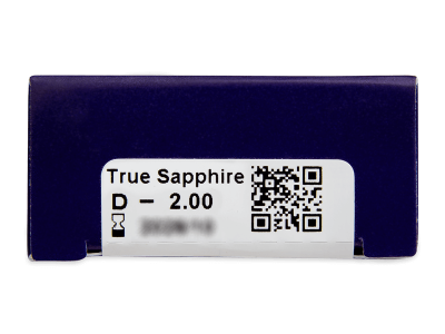 TopVue Color - True Sapphire - dioptrické (2 šošovky) - Náhľad parametrov šošoviek