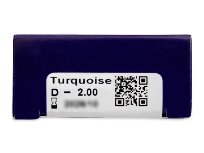 TopVue Color - Turquoise - dioptrické (2 šošovky) - Náhľad parametrov šošoviek