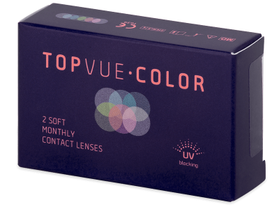 TopVue Color - Turquoise - dioptrické (2 šošovky) - Coloured contact lenses