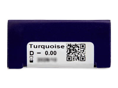 TopVue Color - Turquoise - nedioptrické (2 šošovky) - Náhľad parametrov šošoviek