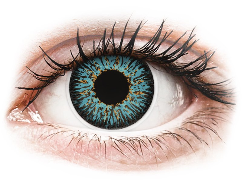 ColourVUE Glamour Aqua - nedioptrické (2 šošovky) - Coloured contact lenses
