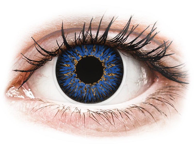 ColourVUE Glamour Blue - nedioptrické (2 šošovky) - Coloured contact lenses