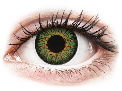 ColourVUE Glamour Green - nedioptrické (2 šošovky)