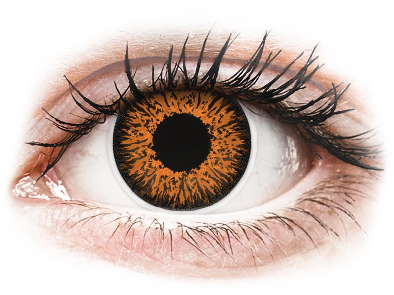 ColourVUE Glamour Honey - dioptrické (2 šošovky) - Coloured contact lenses