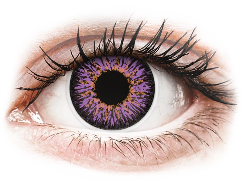 ColourVUE Glamour Violet - nedioptrické (2 šošovky) - Coloured contact lenses