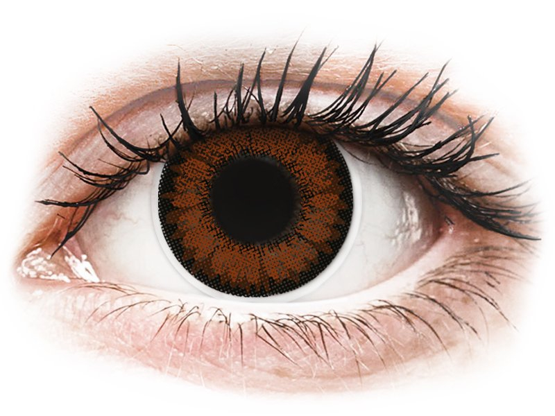 ColourVUE BigEyes Pretty Hazel - dioptrické (2 šošovky) - Coloured contact lenses