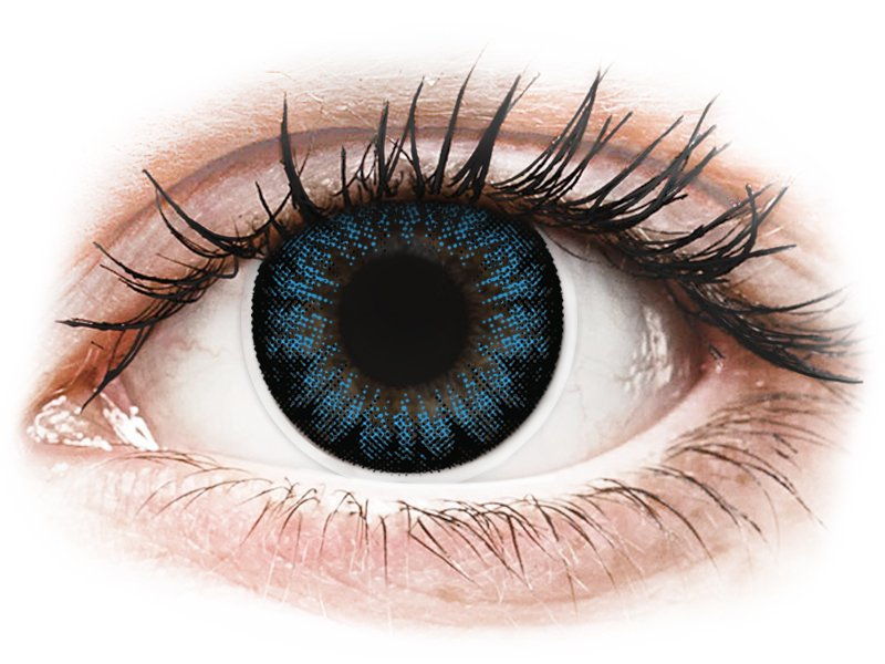 ColourVUE BigEyes Cool Blue - dioptrické (2 šošovky) - Coloured contact lenses