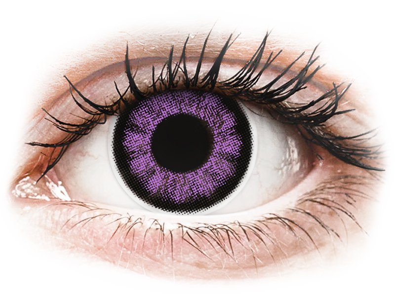 ColourVUE BigEyes Ultra Violet - nedioptrické (2 šošovky) - Coloured contact lenses