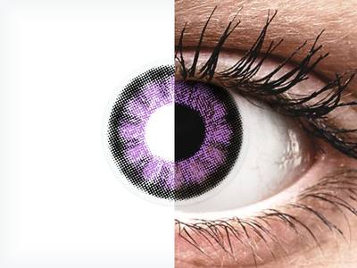 ColourVUE BigEyes Ultra Violet - nedioptrické (2 šošovky)