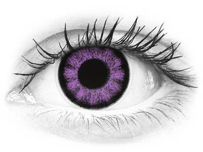 ColourVUE BigEyes Ultra Violet - nedioptrické (2 šošovky)