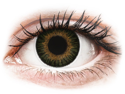 ColourVUE 3 Tones Green - nedioptrické (2 šošovky) - Coloured contact lenses