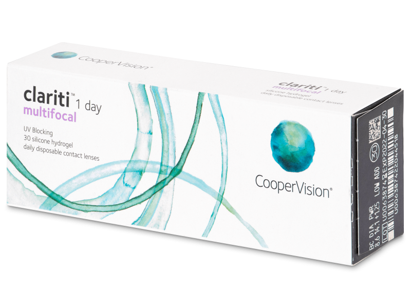 Clariti 1 day Multifocal (30 šošoviek) -  Multifocal contact lenses