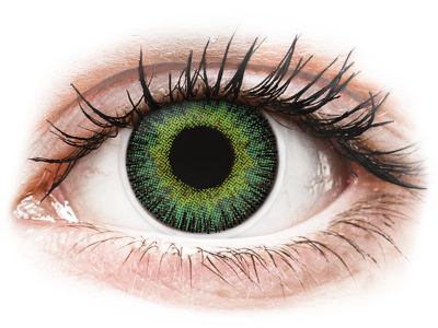 ColourVUE Fusion Green Yellow - nedioptrické (2 šošovky) - Coloured contact lenses