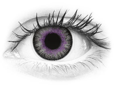 ColourVUE Fusion Violet Gray - nedioptrické (2 šošovky)