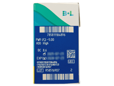 PureVision 2 for Presbyopia (6 šošoviek) - Náhľad parametrov šošoviek