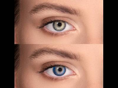 FreshLook ColorBlends Blue - dioptrické (2 šošovky)