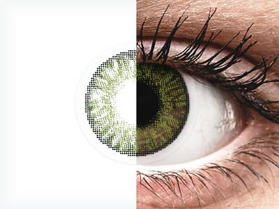 FreshLook ColorBlends Green - dioptrické (2 šošovky)