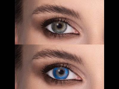 FreshLook ColorBlends True Sapphire - dioptrické (2 šošovky)