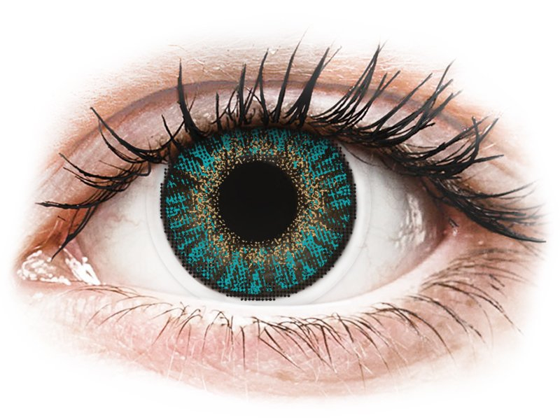 FreshLook ColorBlends Turquoise - dioptrické (2 šošovky) - Coloured contact lenses