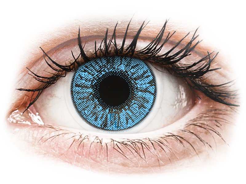FreshLook Colors Sapphire Blue - dioptrické (2 šošovky) - Coloured contact lenses