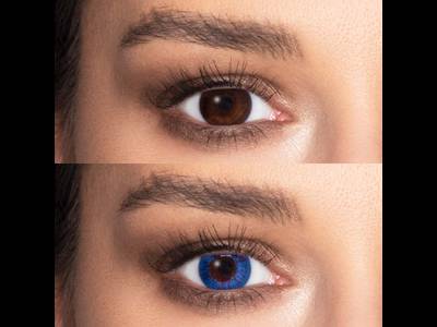 FreshLook Colors Sapphire Blue - dioptrické (2 šošovky)