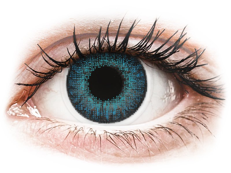 Air Optix Colors - Brilliant Blue - dioptrické (2 šošovky) - Coloured contact lenses