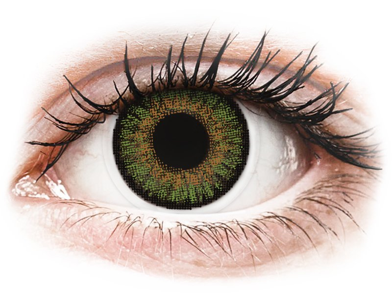 FreshLook One Day Color Green - dioptrické (10 šošoviek) - Coloured contact lenses