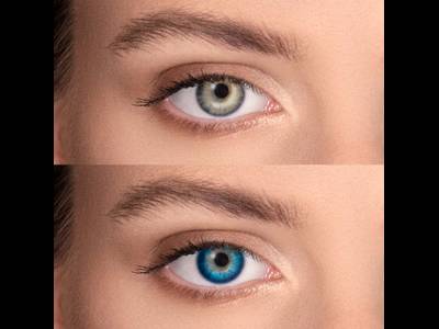 FreshLook Dimensions Pacific Blue - dioptrické (6 šošoviek)