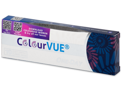 ColourVue One Day TruBlends Blue - dioptrické (10 šošoviek) - Produkt je dostupný taktiež v tejto variante balenia