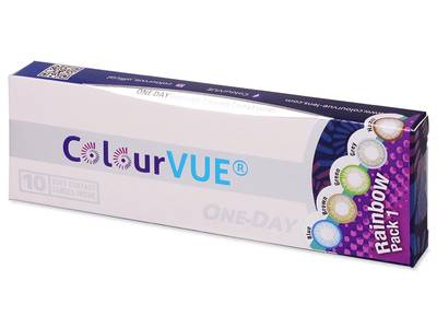 ColourVue One Day TruBlends Rainbow 1 - nedioptrické (10 šošoviek) - Produkt je dostupný taktiež v tejto variante balenia