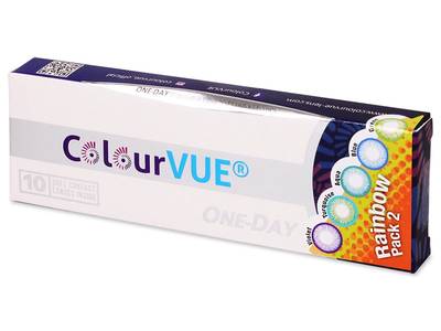 ColourVue One Day TruBlends Rainbow 2 - nedioptrické (10 šošoviek) - Produkt je dostupný taktiež v tejto variante balenia