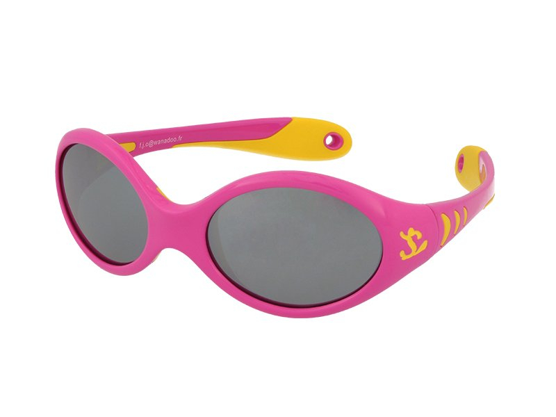 Slnečné okuliare Kid Rider KID177 Pink/Yellow 