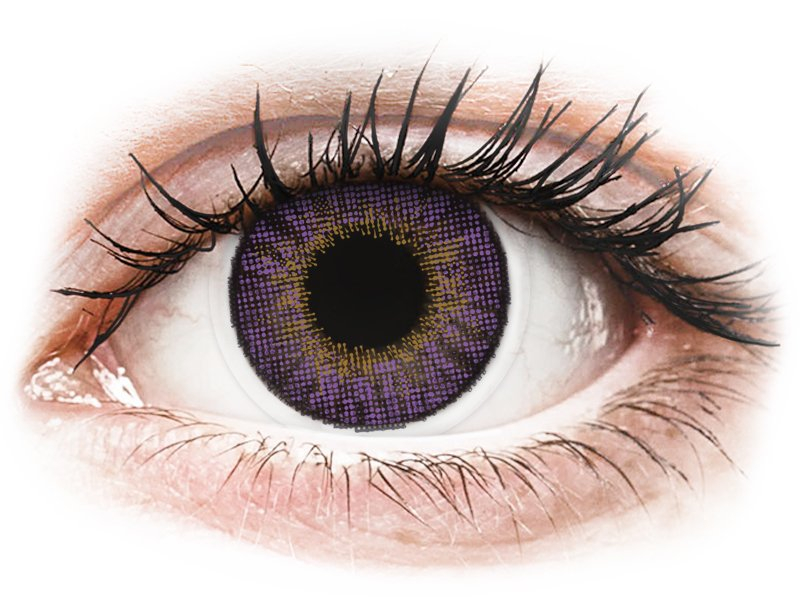 Air Optix Colors - Amethyst - dioptrické (2 šošovky) - Coloured contact lenses