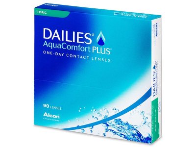 Dailies AquaComfort Plus Toric (90 šošoviek) - Tórické kontaktné šošovky