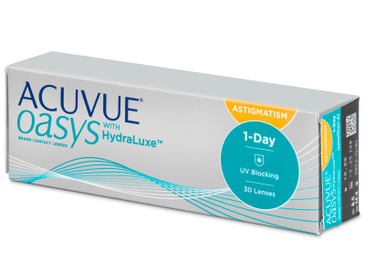 Acuvue Oasys 1-Day with HydraLuxe for Astigmatism (30 šošoviek) - Tórické kontaktné šošovky