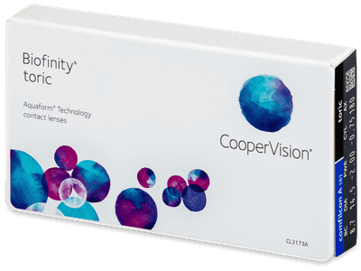 Kontaktné šošovky - Biofinity Toric
(6 šošoviek)