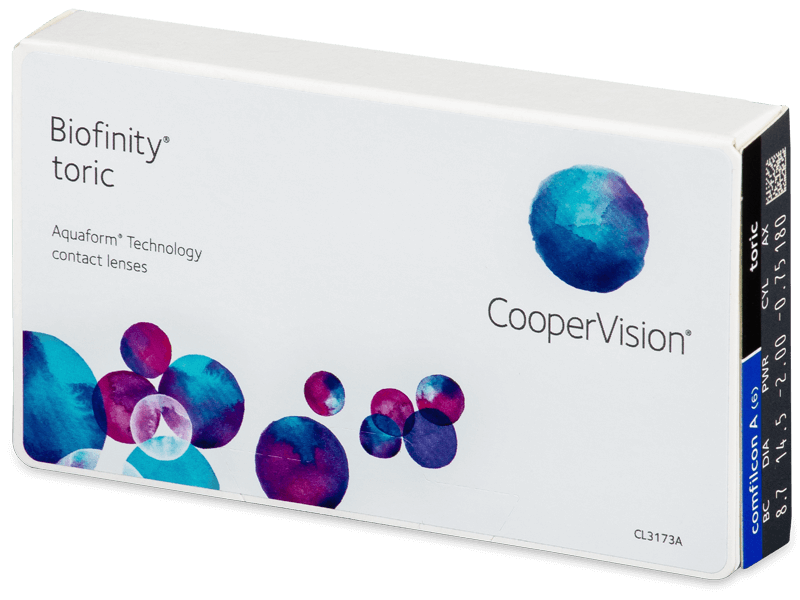 Biofinity Toric (6 šošoviek) - Tórické kontaktné šošovky