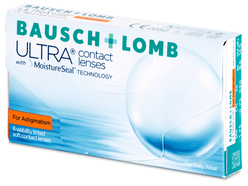 Bausch + Lomb ULTRA for Astigmatism (6 šošoviek) - Tórické kontaktné šošovky