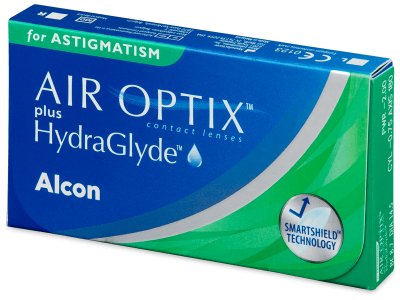 Air Optix plus HydraGlyde for Astigmatism (3 šošovky) - Mesačné kontaktné šošovky