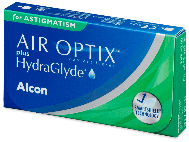 Air Optix plus HydraGlyde for Astigmatism (3 šošovky) - Mesačné kontaktné šošovky