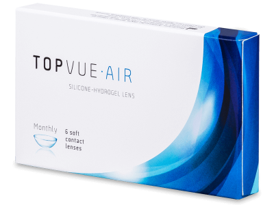 TopVue Air (6 šošoviek) - Mesačné kontaktné šošovky