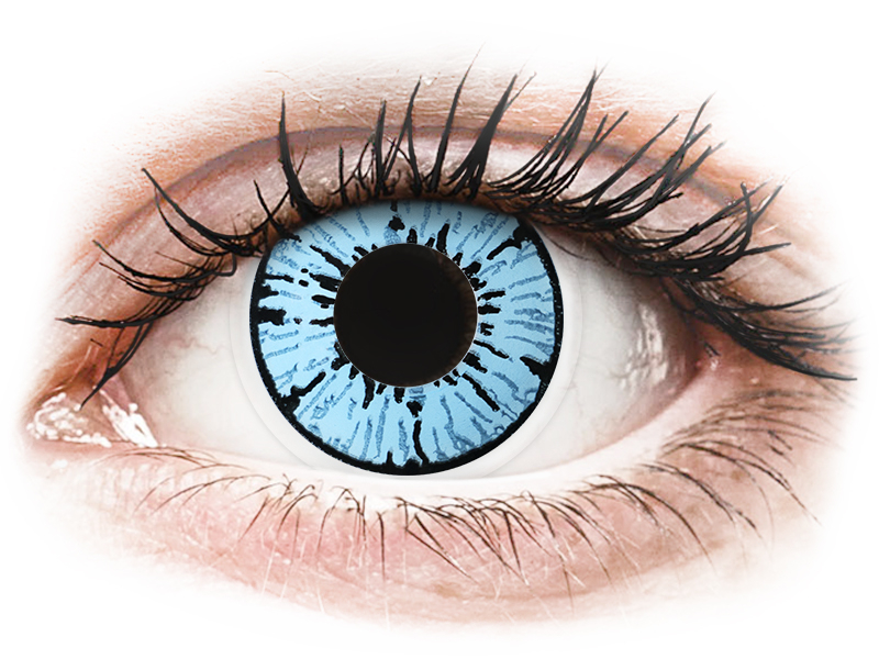 ColourVUE Crazy Lens - Blizzard - nedioptrické (2 šošovky) - Coloured contact lenses