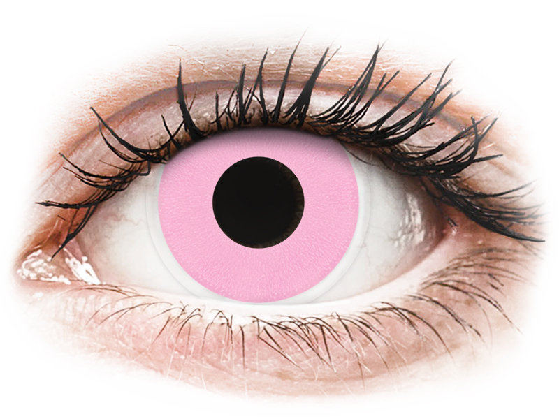 ColourVUE Crazy Lens - Barbie Pink - nedioptrické (2 šošovky) - Coloured contact lenses