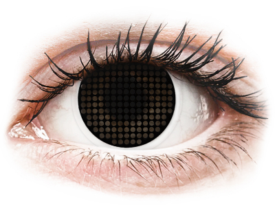 ColourVUE Crazy Lens - Black Screen - nedioptrické (2 šošovky) - Coloured contact lenses