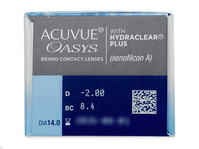 Acuvue Oasys (24 šošoviek) - Náhľad parametrov šošoviek