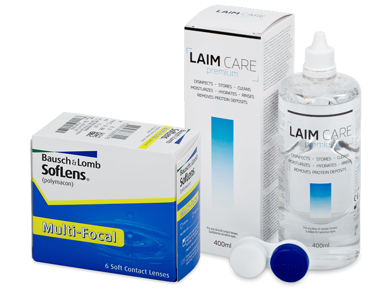 SofLens Multi-Focal (6 šošoviek) + roztok Laim-Care 400 ml - Výhodný balíček