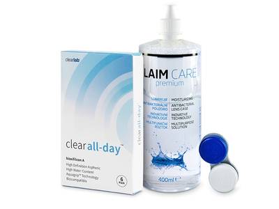 Clear All-Day (6 šošoviek) + roztok Laim Care 400 ml - Starší vzhľad