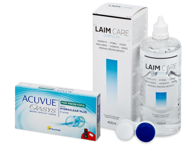 Acuvue Oasys for Presbyopia (6 šošoviek) + roztok Laim-Care 400 ml