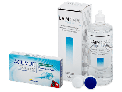 Acuvue Oasys for Presbyopia (6 šošoviek) + roztok Laim-Care 400 ml